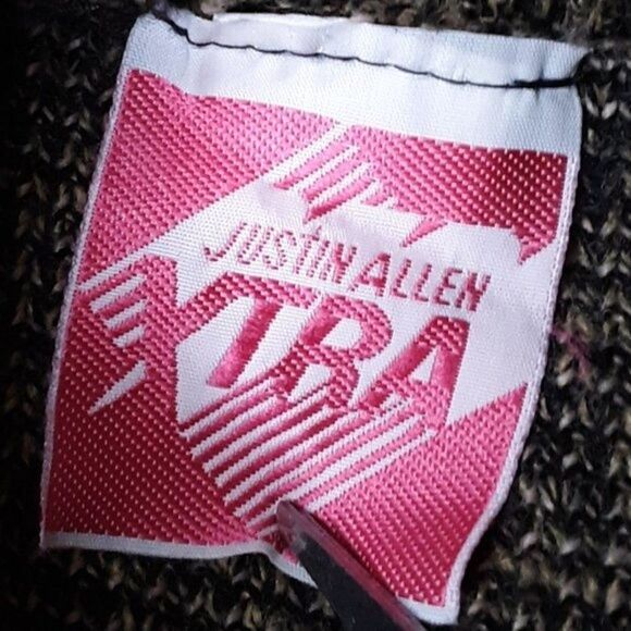 Justin Allen Vintage Retro Made in USA Women Comfort Oversize Sweater - Picture 3 of 8